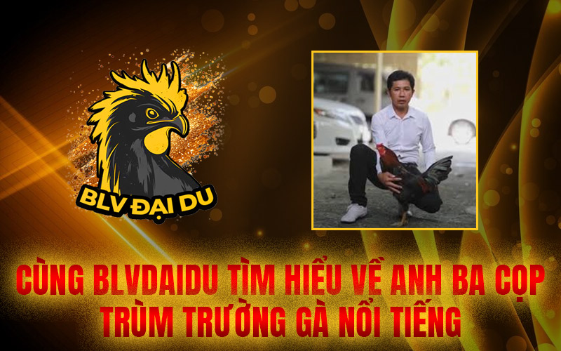 Cùng BLVdaidu Tìm Hiểu Về Anh Ba Cọp - Trùm Trường Gà Nổi Tiếng